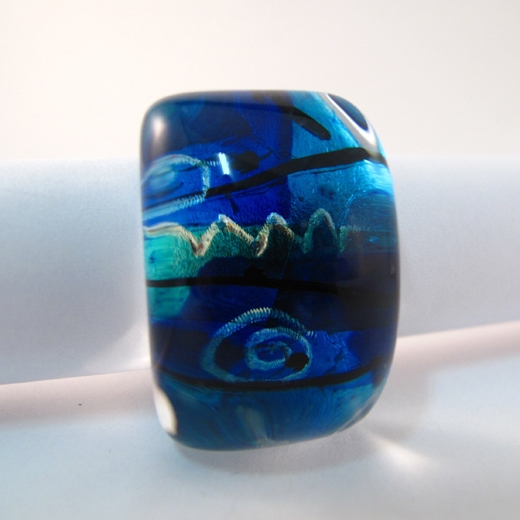 Blue/Turquoise Blob Ring