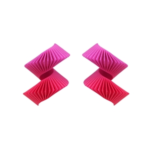 Midi Helix Earrings - Pink