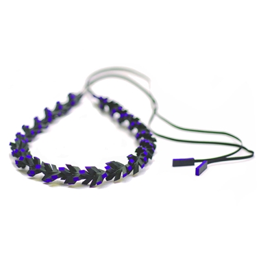 Helix with Ribbon - Black & Blue