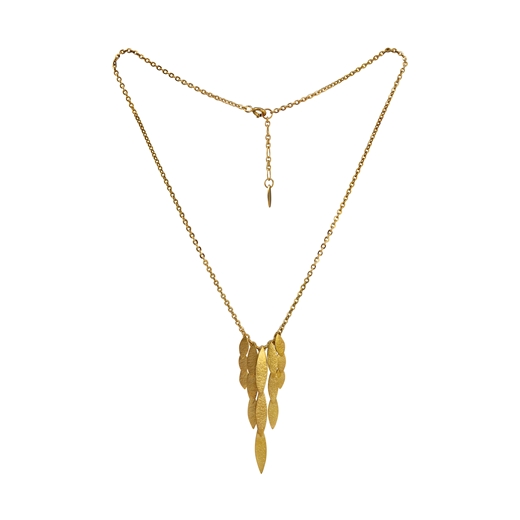 waterfall necklace gold 2