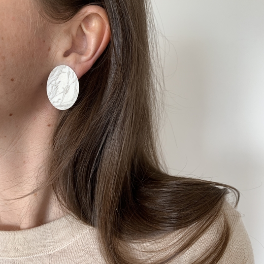 erba large oval earrings