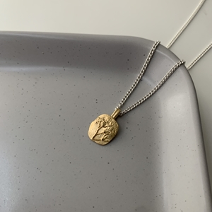 forget me not pendant gold