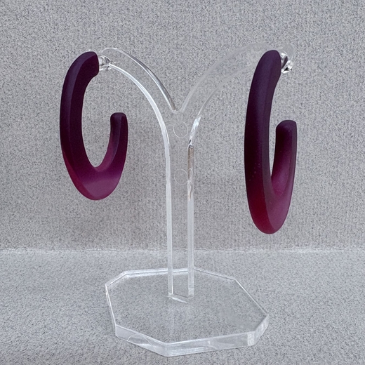 Aubergine hoops