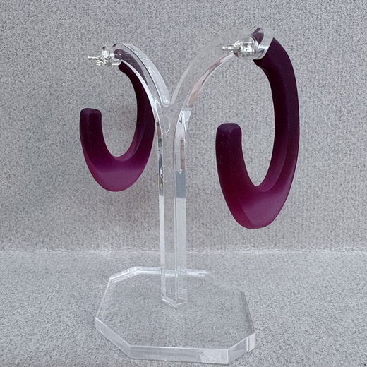 Aubergine hoops