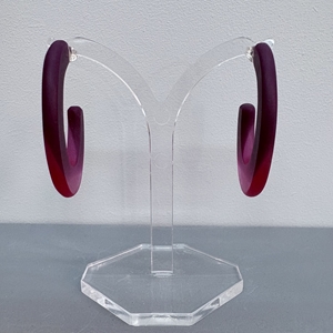 Aubergine hoops