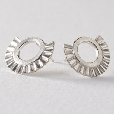 Small Sunray earrings - silver- by Clara Breen