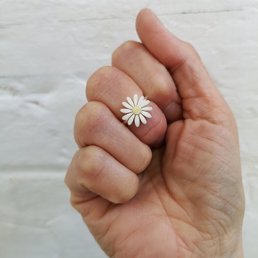 large aster flower ring