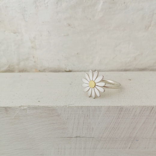 large aster flower ring