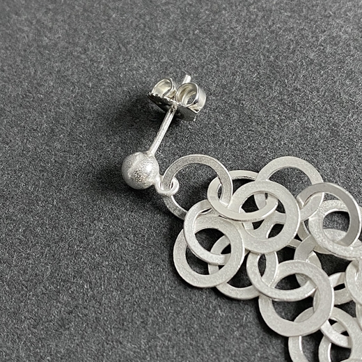 redpath earrings silver 5.5cm