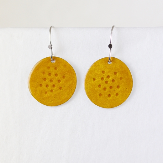 Tidal earrings yellow