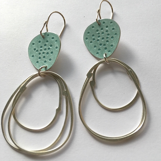 Flotsam earrings sea-glass