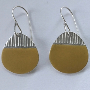Island drop earrings yellow