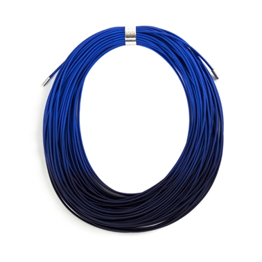 Ombre Blue Coil Necklace