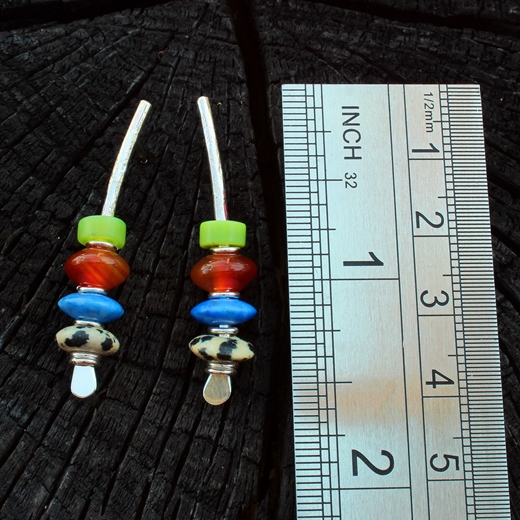 multi-coloured earrings no.6, 2