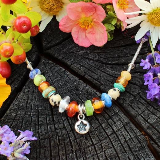 multi-coloured necklace no.6, 2