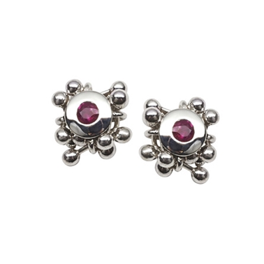 Ruby Earrings by Yen Jewellery
