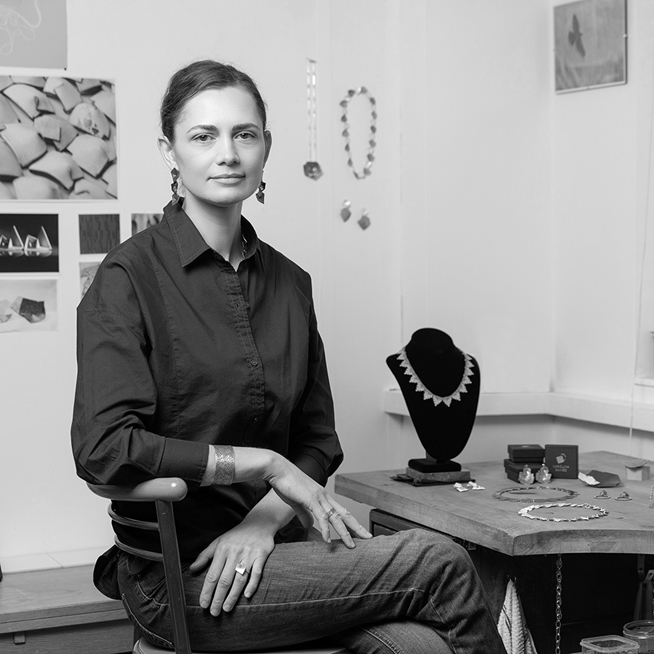 jewellery designer Karolina Baines