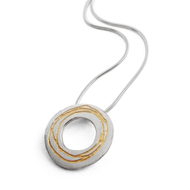 Etched Washer Pendant