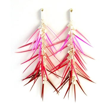 Mixed Pinks Chandelier Earrings