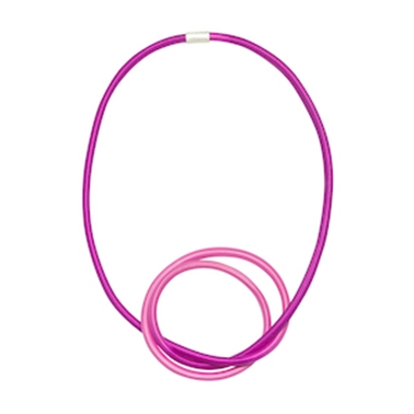 pink knot necklace