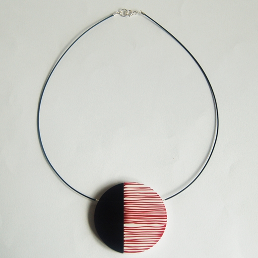 Red Line Up necklace 2