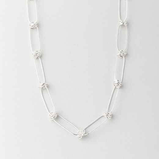 Loopy necklace shiny