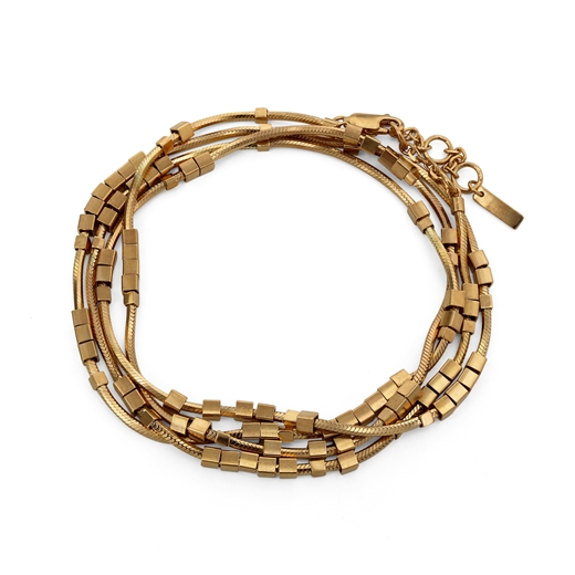 Metropolis Cubes Long Chain Necklace/Bracelet