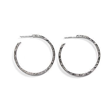 French Knit Imprinted Hoops