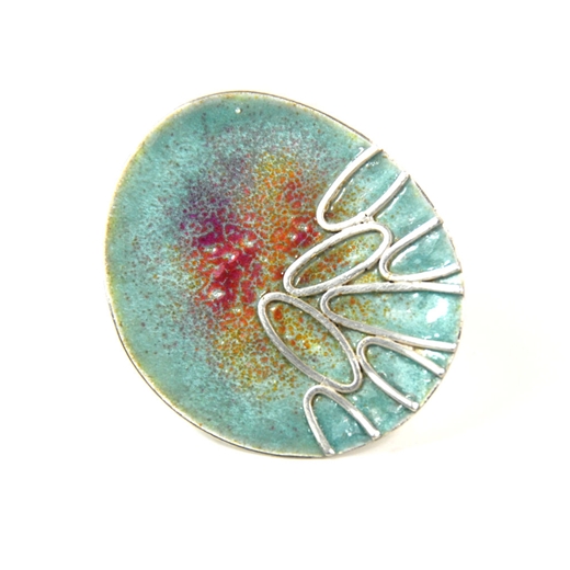 Microbe brooch 2