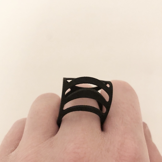 Moon ring rubber