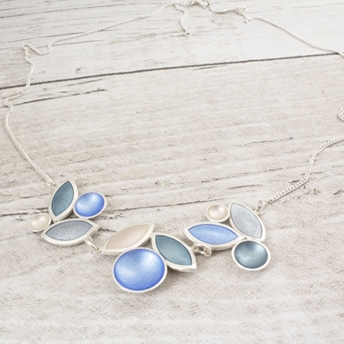 Three Section Necklace - Bluebell