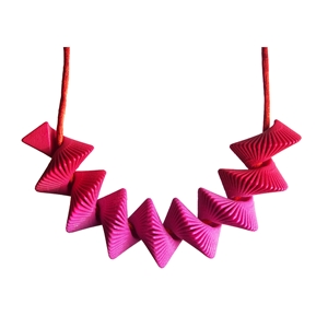 Helix Necklace - Pink