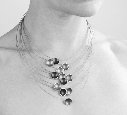Multi Strand Necklace Worn