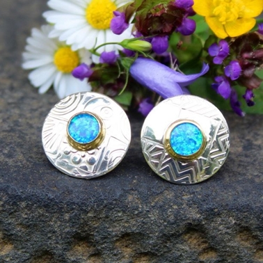 Opal Earrings by John& Dawn Field