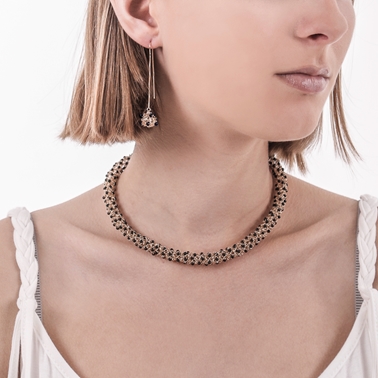 Onyx vine necklace 2