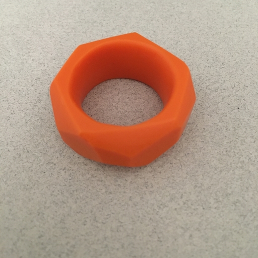 Geo orange ring 3