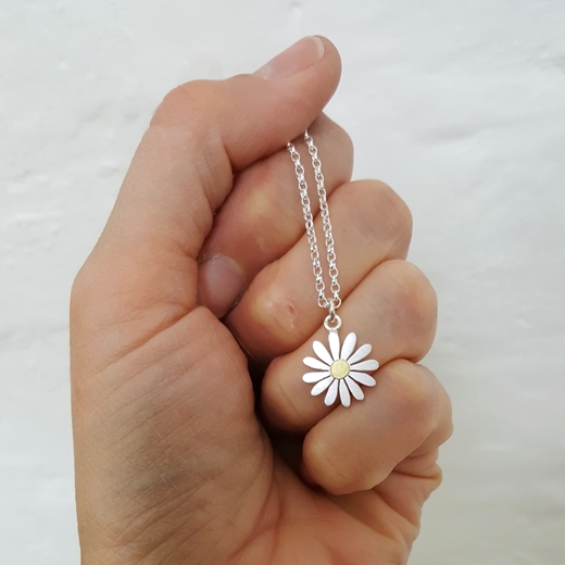 Aster flower pendant