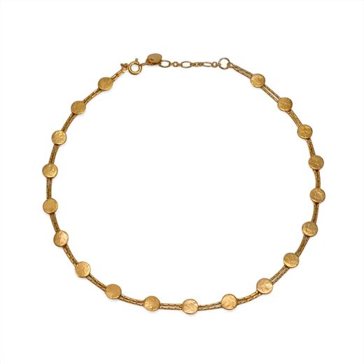 Paillette Wrap Bracelet/Choker Gold 2