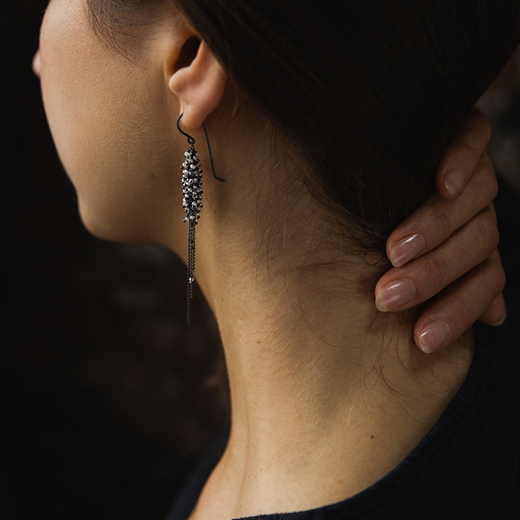 Seed Pearl Tassel earrings