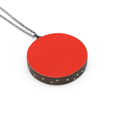 red circle pendant