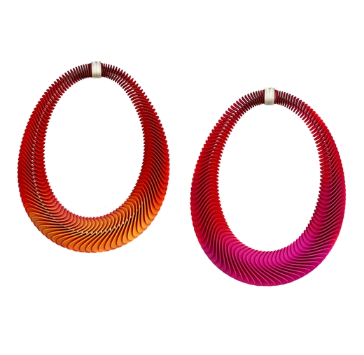 Curve Necklace - showing both sides