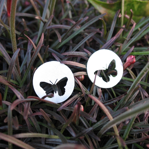 Round Butterfly Studs2