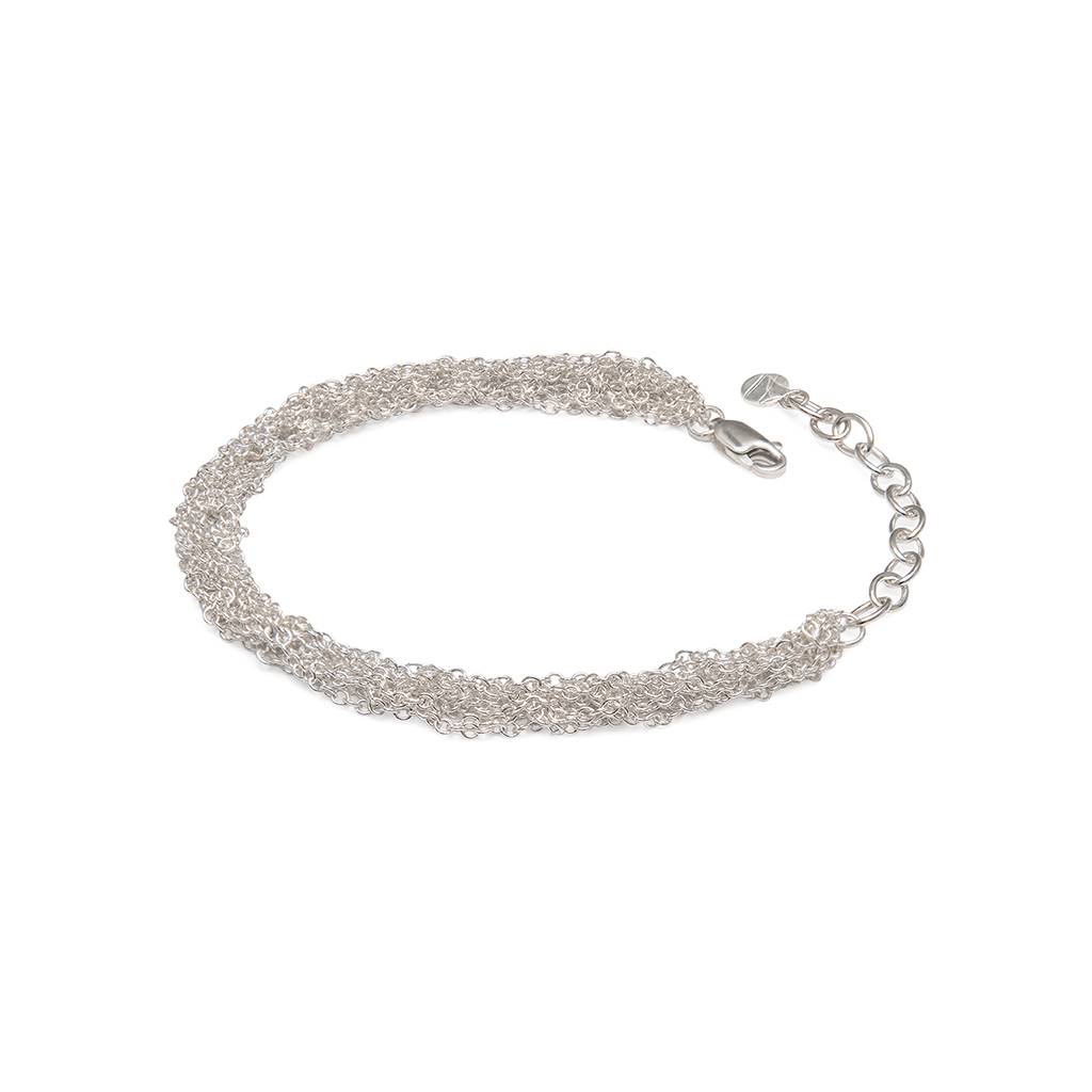 French Knitted Trace Chain Bracelet (with adjustable chain) | Bracelets ...