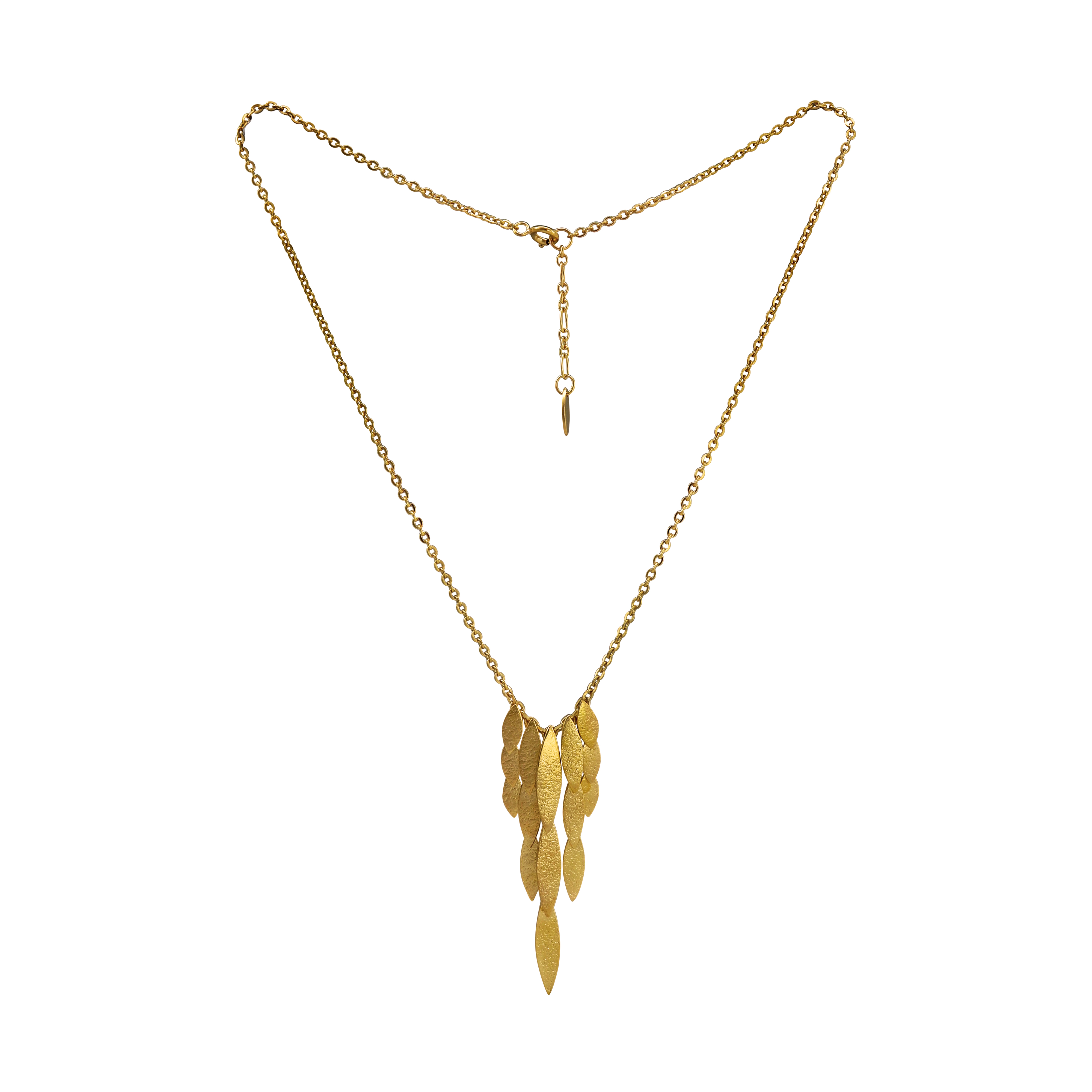Icarus Waterfall Necklace Gold Vermeil | Necklaces / Pendants by Cara ...