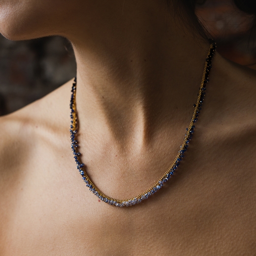 Sapphire Ombre Necklace