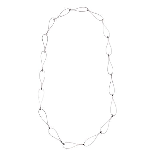 silver loop necklace 2