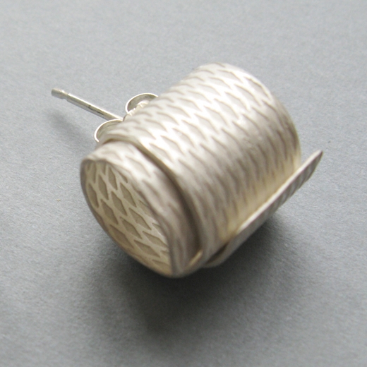 strap coil earrings