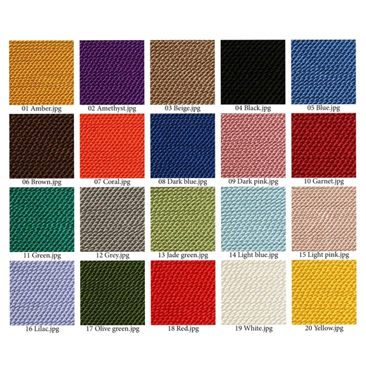 Colour swatch thread options