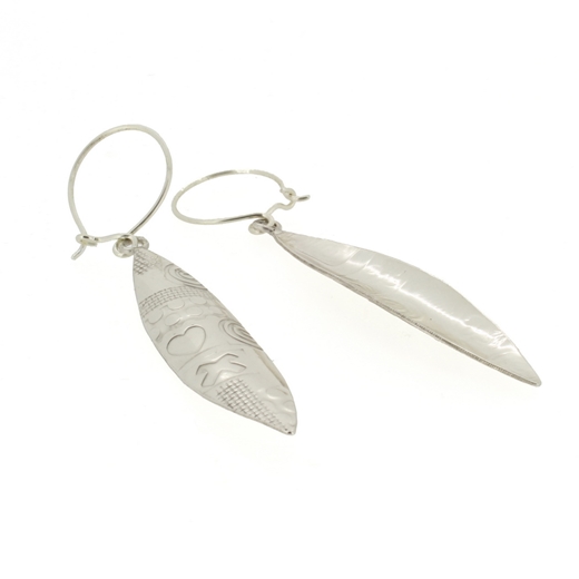 symbols leaf earrings 2