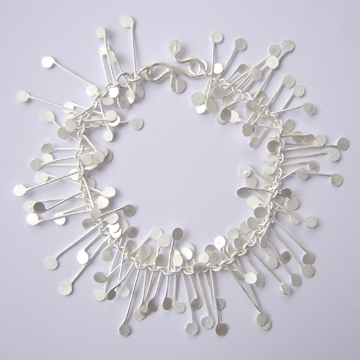 Fiona DeMarco Chaos wire bracelet, satin